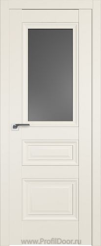 Дверь Profil Doors 2.115U цвет Магнолия Сатинат стекло Графит