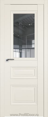 Дверь Profil Doors 2.115U цвет Магнолия Сатинат стекло Прозрачное