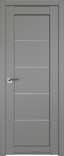 Дверь Profil Doors 2.11U цвет Грей стекло Белый Триплекс