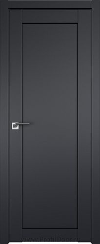 Дверь Profil Doors 2.18U цвет Чёрный Seidenmatt