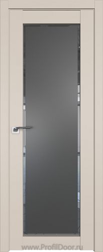 Дверь Profil Doors 2.19U цвет Санд стекло Square Графит