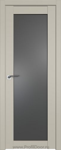 Дверь Profil Doors 2.19U цвет Шеллгрей стекло Графит