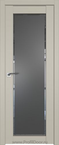 Дверь Profil Doors 2.19U цвет Шеллгрей стекло Square Графит