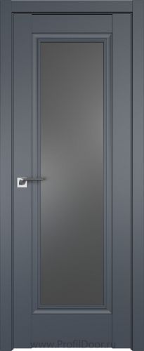 Дверь Profil Doors 2.35U цвет Антрацит стекло Графит