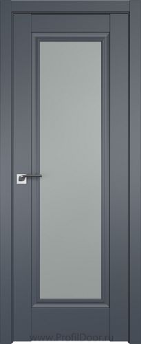 Дверь Profil Doors 2.35U цвет Антрацит стекло Матовое