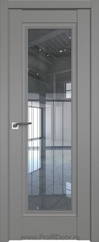 Дверь Profil Doors 2.35U цвет Грей стекло Прозрачное