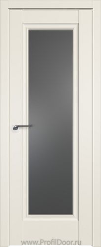 Дверь Profil Doors 2.35U цвет Магнолия Сатинат стекло Графит