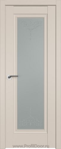 Дверь Profil Doors 2.35U цвет Санд стекло Франческа кристалл