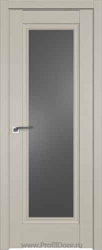 Дверь Profil Doors 2.35U цвет Шеллгрей стекло Графит