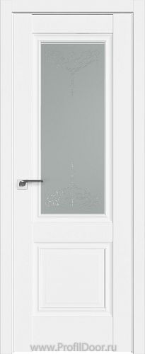 Дверь Profil Doors 2.37U цвет Аляска стекло Франческа кристалл