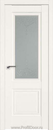 Дверь Profil Doors 2.37U цвет ДаркВайт стекло Франческа кристалл