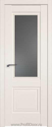 Дверь Profil Doors 2.37U цвет Магнолия Сатинат стекло Графит