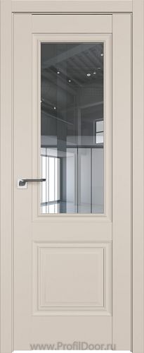 Дверь Profil Doors 2.37U цвет Санд стекло Прозрачное