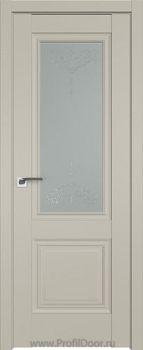 Дверь Profil Doors 2.37U цвет Шеллгрей стекло Франческа кристалл