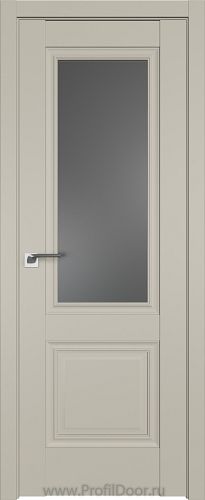 Дверь Profil Doors 2.37U цвет Шеллгрей стекло Графит