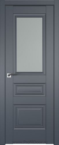 Дверь Profil Doors 2.39U цвет Антрацит стекло Матовое