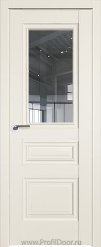 Дверь Profil Doors 2.39U цвет Магнолия Сатинат стекло Прозрачное