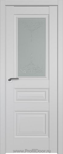 Дверь Profil Doors 2.39U цвет Манхэттен стекло Франческа кристалл