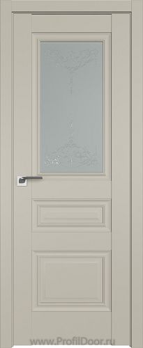 Дверь Profil Doors 2.39U цвет Шеллгрей стекло Франческа кристалл