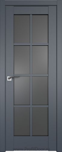 Дверь Profil Doors 101U цвет Антрацит стекло Графит
