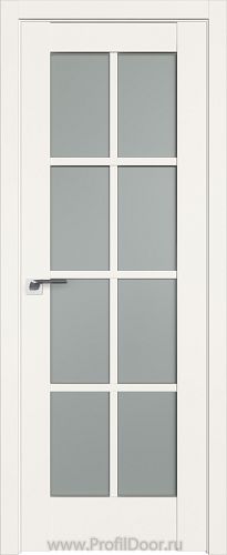 Дверь Profil Doors 101U цвет ДаркВайт стекло Матовое