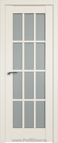 Дверь Profil Doors 102U цвет Магнолия Сатинат стекло Матовое