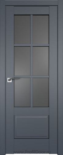 Дверь Profil Doors 103U цвет Антрацит стекло Графит