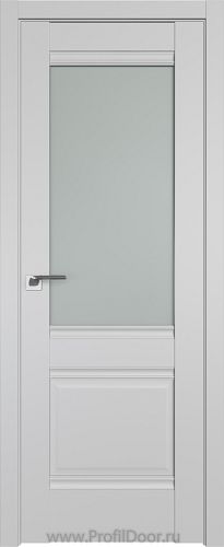 Дверь Profil Doors 2U цвет Манхэттен стекло Матовое