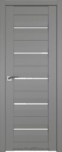 Дверь Profil Doors 48U цвет Грей стекло Белый Триплекс