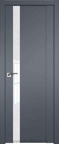 Дверь Profil Doors 62U цвет Антрацит стекло Lacobel лак Классик