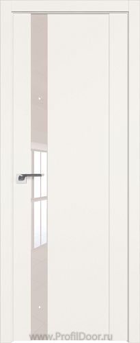 Дверь Profil Doors 62U цвет ДаркВайт стекло Lacobel Перламутровый лак