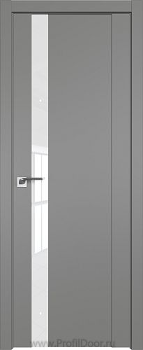 Дверь Profil Doors 62U цвет Грей стекло Lacobel лак Классик