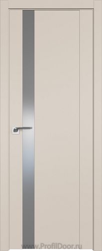 Дверь Profil Doors 62U цвет Санд стекло Lacobel Серебро Матлак