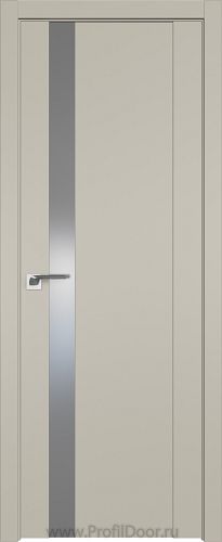 Дверь Profil Doors 62U цвет Шеллгрей стекло Lacobel Серебро Матлак