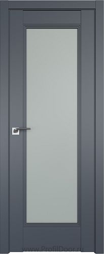 Дверь Profil Doors 65U цвет Антрацит стекло Матовое