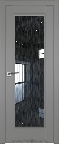 Дверь Profil Doors 65U цвет Грей стекло Дождь Черный