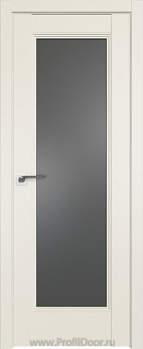 Дверь Profil Doors 65U цвет Магнолия Сатинат стекло Графит