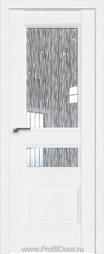 Дверь Profil Doors 68U цвет Аляска стекло Дождь Белый