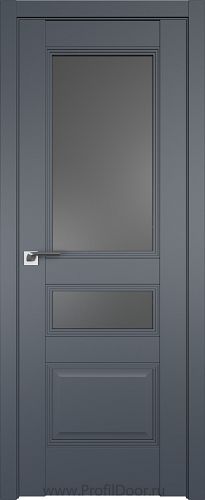 Дверь Profil Doors 68U цвет Антрацит стекло Графит