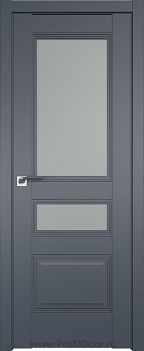 Дверь Profil Doors 68U цвет Антрацит стекло Матовое
