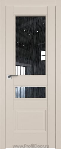 Дверь Profil Doors 68U цвет Санд стекло Дождь Черный