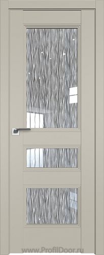 Дверь Profil Doors 69U цвет Шеллгрей стекло Дождь Белый