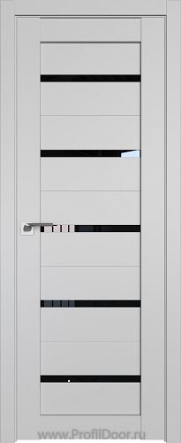 Дверь Profil Doors 7U цвет Манхэттен стекло Черный Триплекс