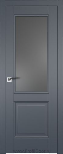 Дверь Profil Doors 90U цвет Антрацит стекло Графит