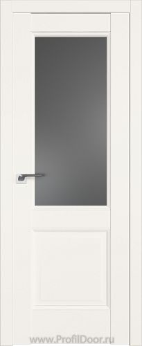 Дверь Profil Doors 90U цвет ДаркВайт стекло Графит