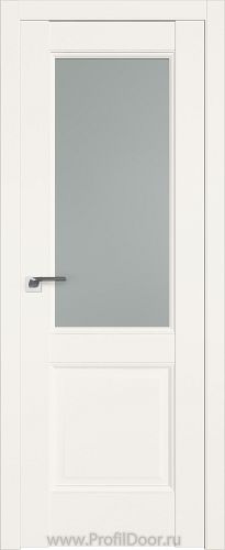 Дверь Profil Doors 90U цвет ДаркВайт стекло Матовое