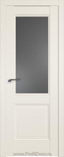 Дверь Profil Doors 90U цвет Магнолия Сатинат стекло Графит
