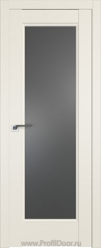 Дверь Profil Doors 92U цвет Магнолия Сатинат стекло Графит