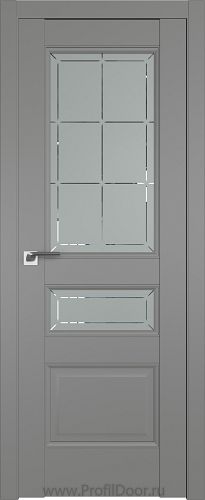 Дверь Profil Doors 94U цвет Грей стекло Гравировка 1