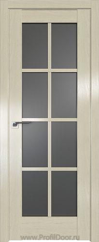 Дверь Profil Doors 101X цвет Эш Вайт стекло Графит